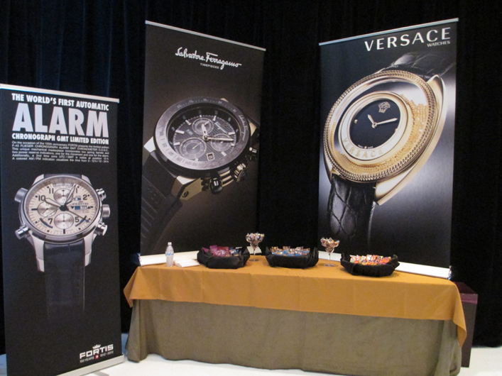 Fortis, Ferragamo and Versace Couture Time Banners